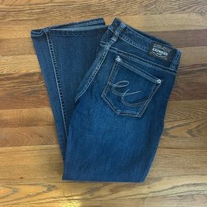 Express-Stella low rise boot cut jeans